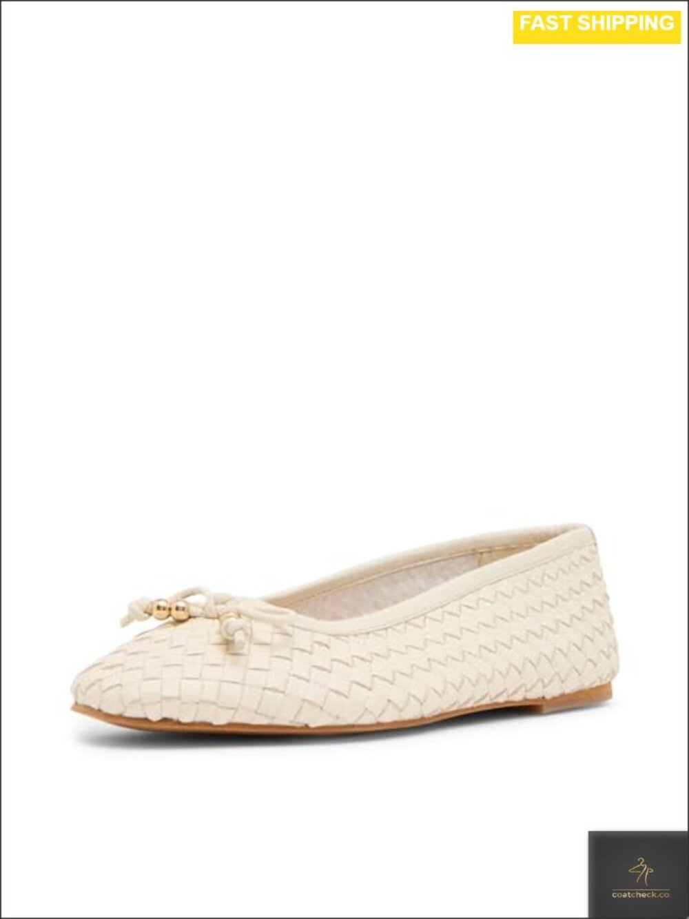 Steve Madden Divy Ballet Flat Round Toe Slip-On Leather Casual Shoe